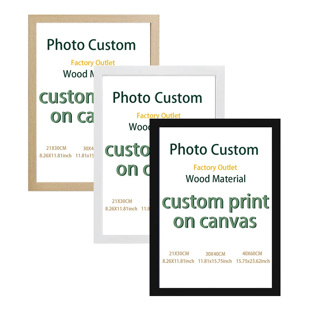 Customized canvas painting plus photo frame,high-definition printing,independent or wall-mounted,living room art decoration
