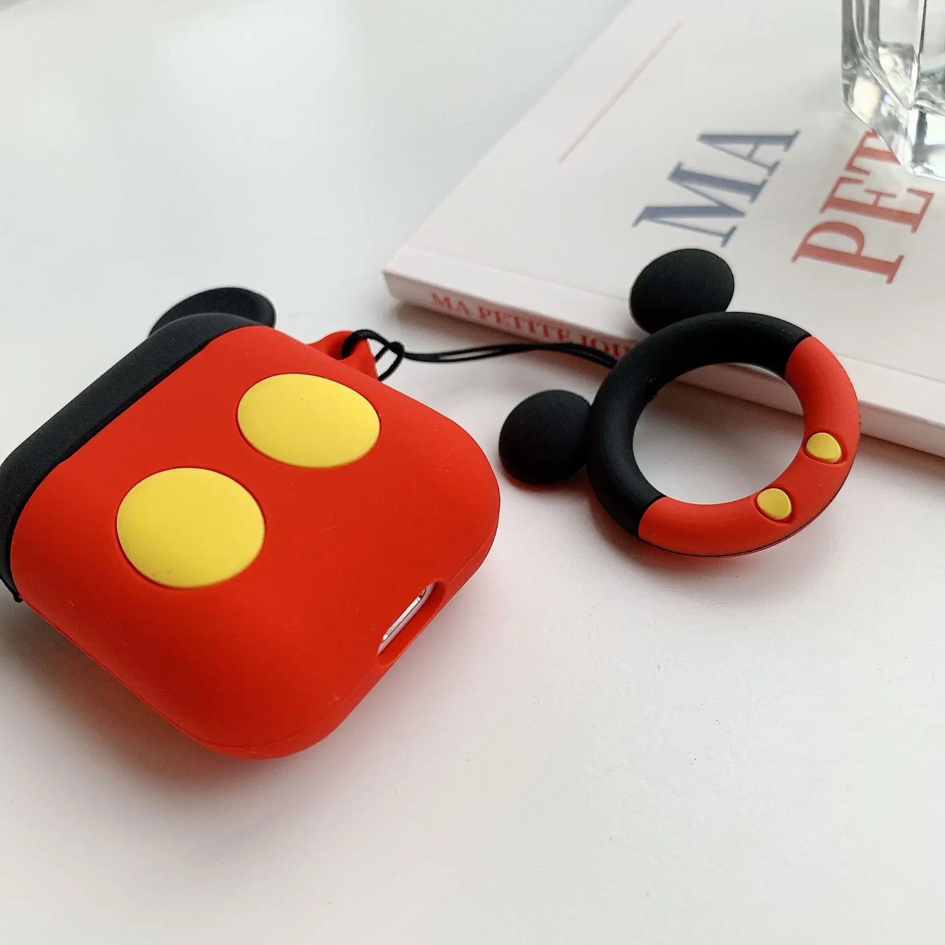 Disney cartoon coin purse AirPods protective cover Bluetooth wireless headset set creative personality female models drop lanyar