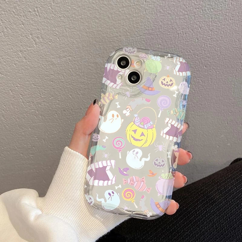 Halloween Pumpkin Ghost Clear Phone Case For Honor Magic 7 6 Lite Cases Honor X9C X9B X8 X8B X8C X7A X7B X6 X6B X5 400 200 Cover