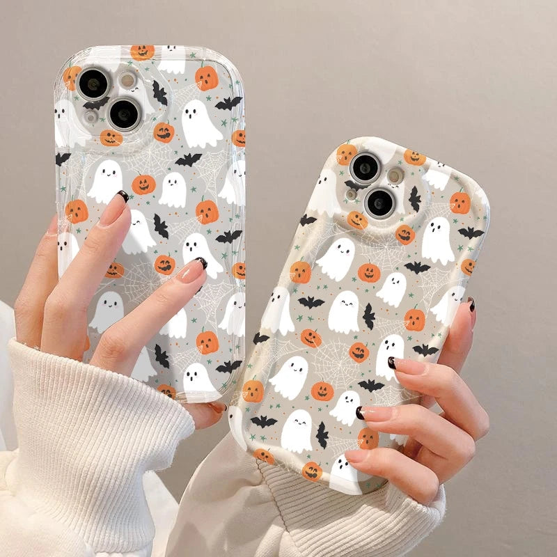Halloween Pumpkin Ghost Clear Phone Case For Honor Magic 7 6 Lite Cases Honor X9C X9B X8 X8B X8C X7A X7B X6 X6B X5 400 200 Cover