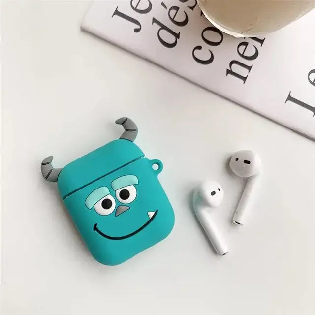 Disney cartoon coin purse AirPods protective cover Bluetooth wireless headset set creative personality female models drop lanyar