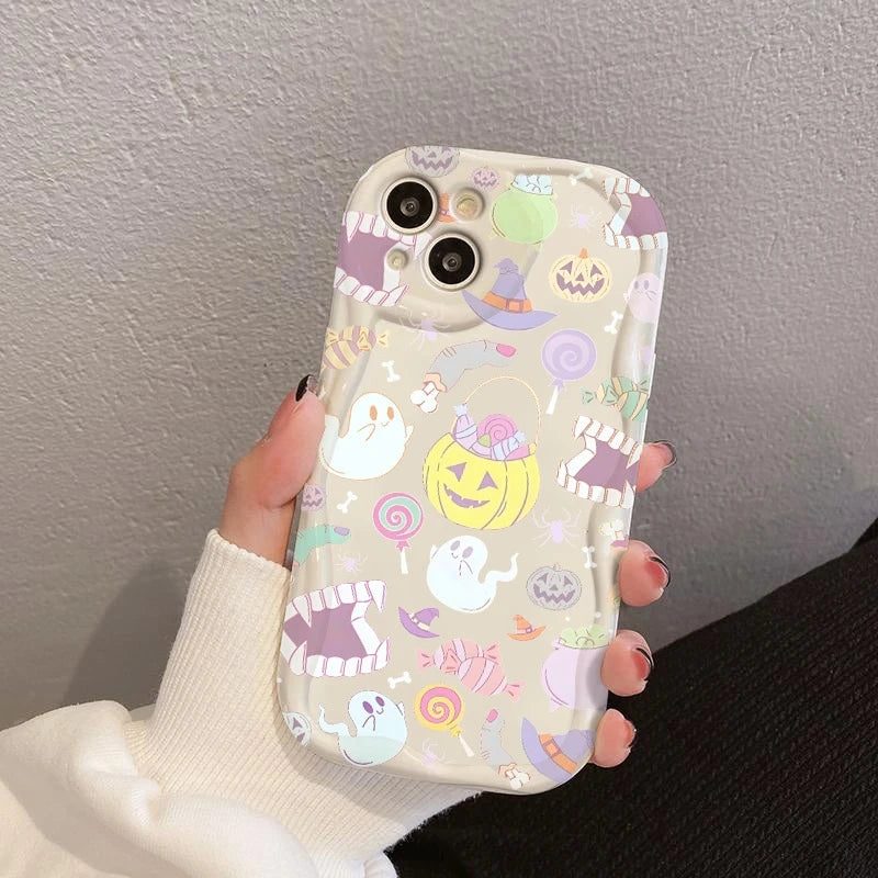 Halloween Pumpkin Ghost Clear Phone Case For Honor Magic 7 6 Lite Cases Honor X9C X9B X8 X8B X8C X7A X7B X6 X6B X5 400 200 Cover