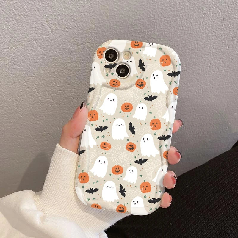 Halloween Pumpkin Ghost Clear Phone Case For Honor Magic 7 6 Lite Cases Honor X9C X9B X8 X8B X8C X7A X7B X6 X6B X5 400 200 Cover